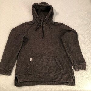 Nixon 1/4 zip Sayulita hoodie.Men’s size large.Vintage charcoal heather gray.